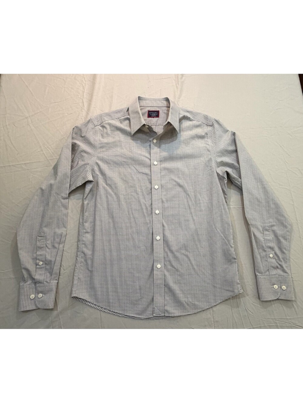 UNTUCKit Rothwell-WF Men’s M Slim Fit Wrinkle Free Micro Check Shirt
